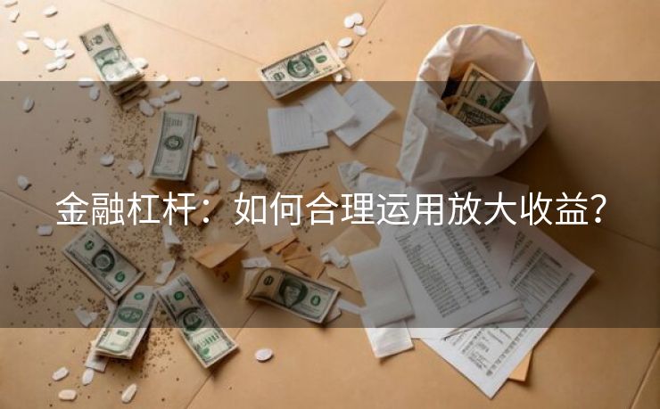 金融杠杆：如何合理运用放大收益？