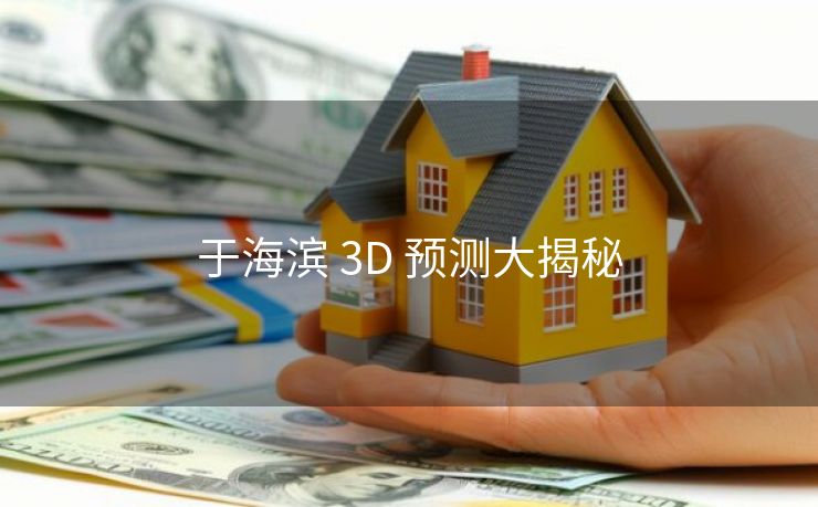 于海滨 3D 预测大揭秘