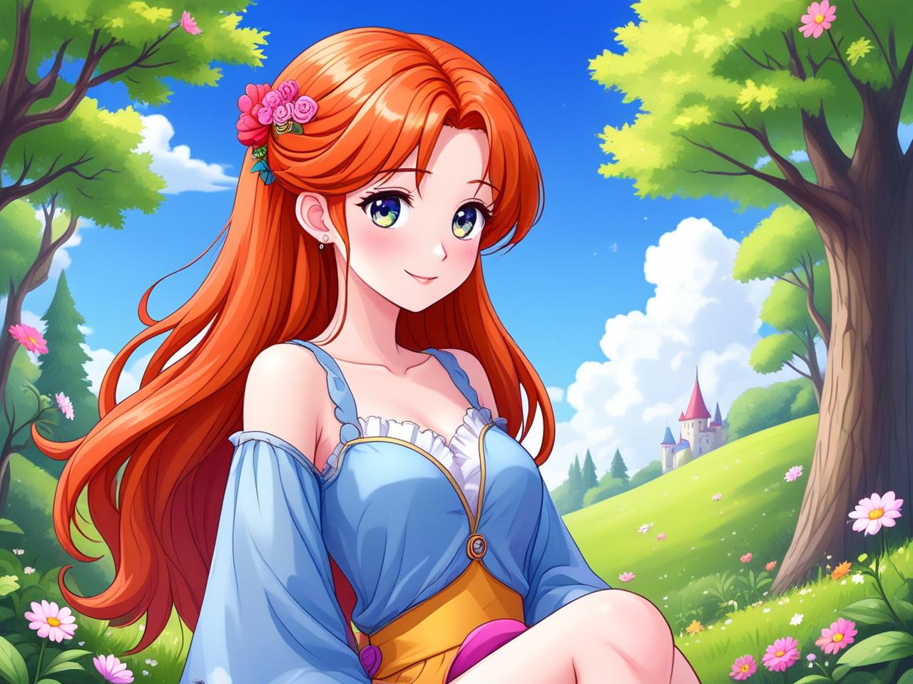 男教练帮女学员调整瑜伽姿势，掌心贴紧腰腹时两人同时顿住